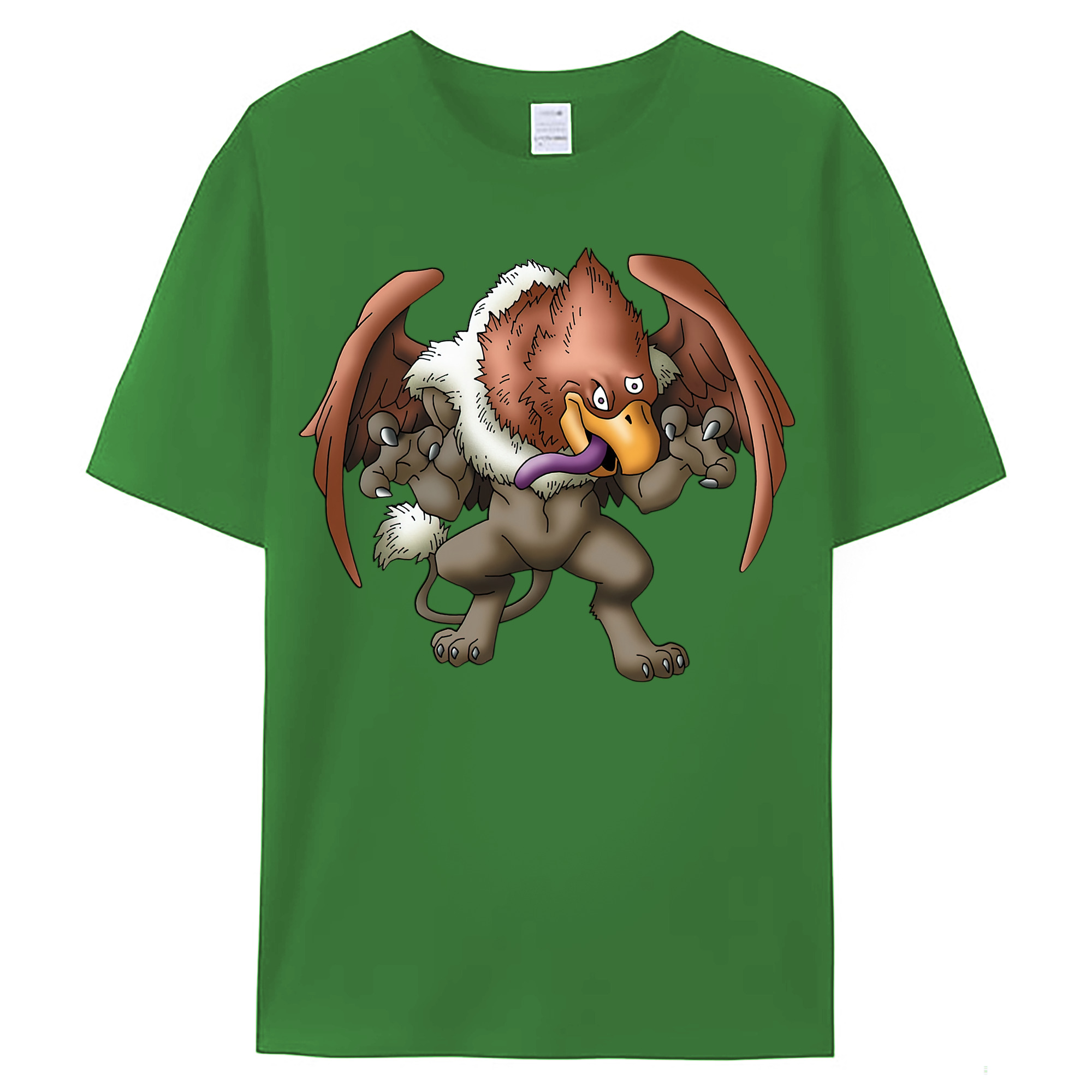 （画像用） ドラゴンクエスト Doragon Kuesuto Dragon Quest レディースカジュアルプリントTシャツ（綿100％）